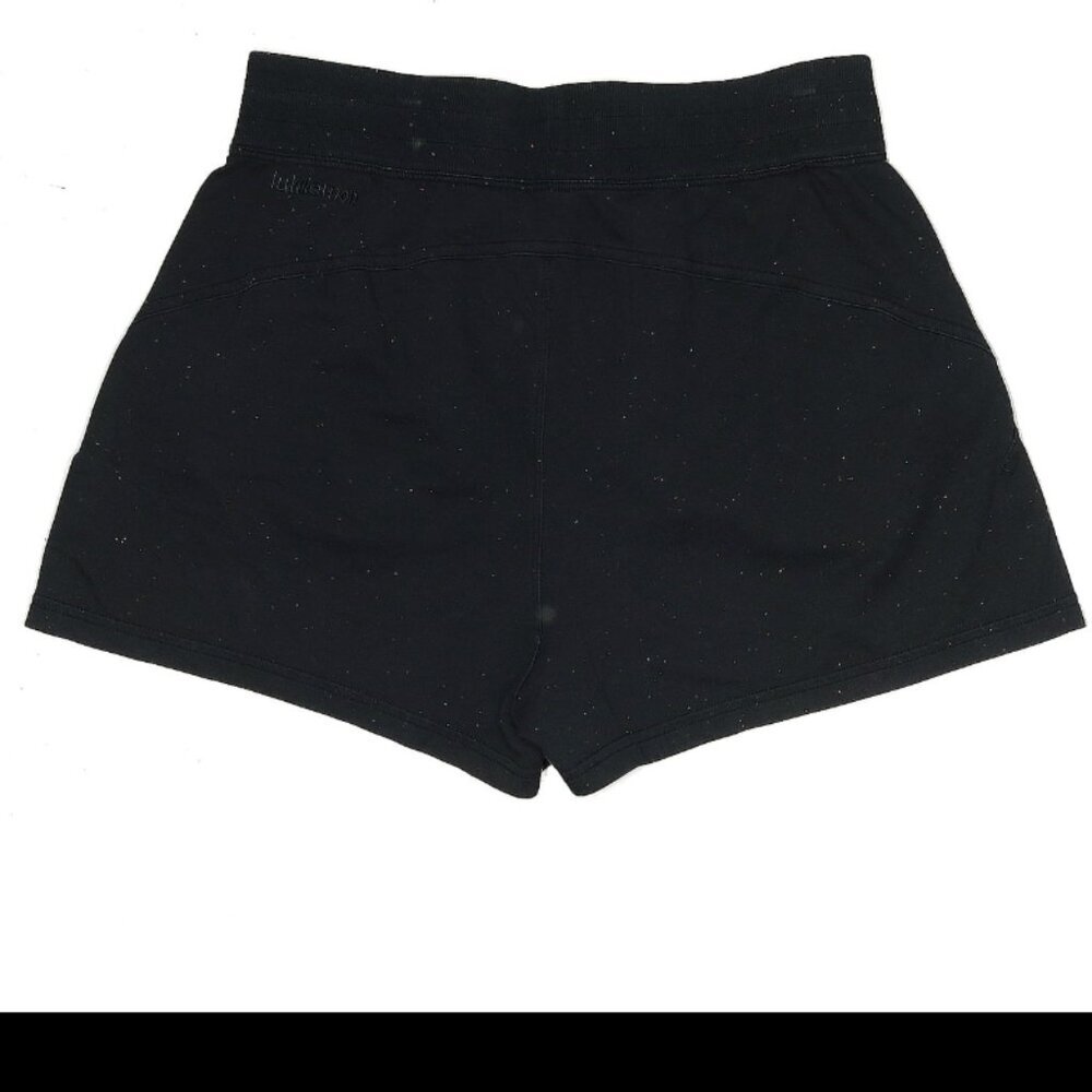 Lululemon LA Sweat Short Black Speckled size 12 - Picture 4 of 6